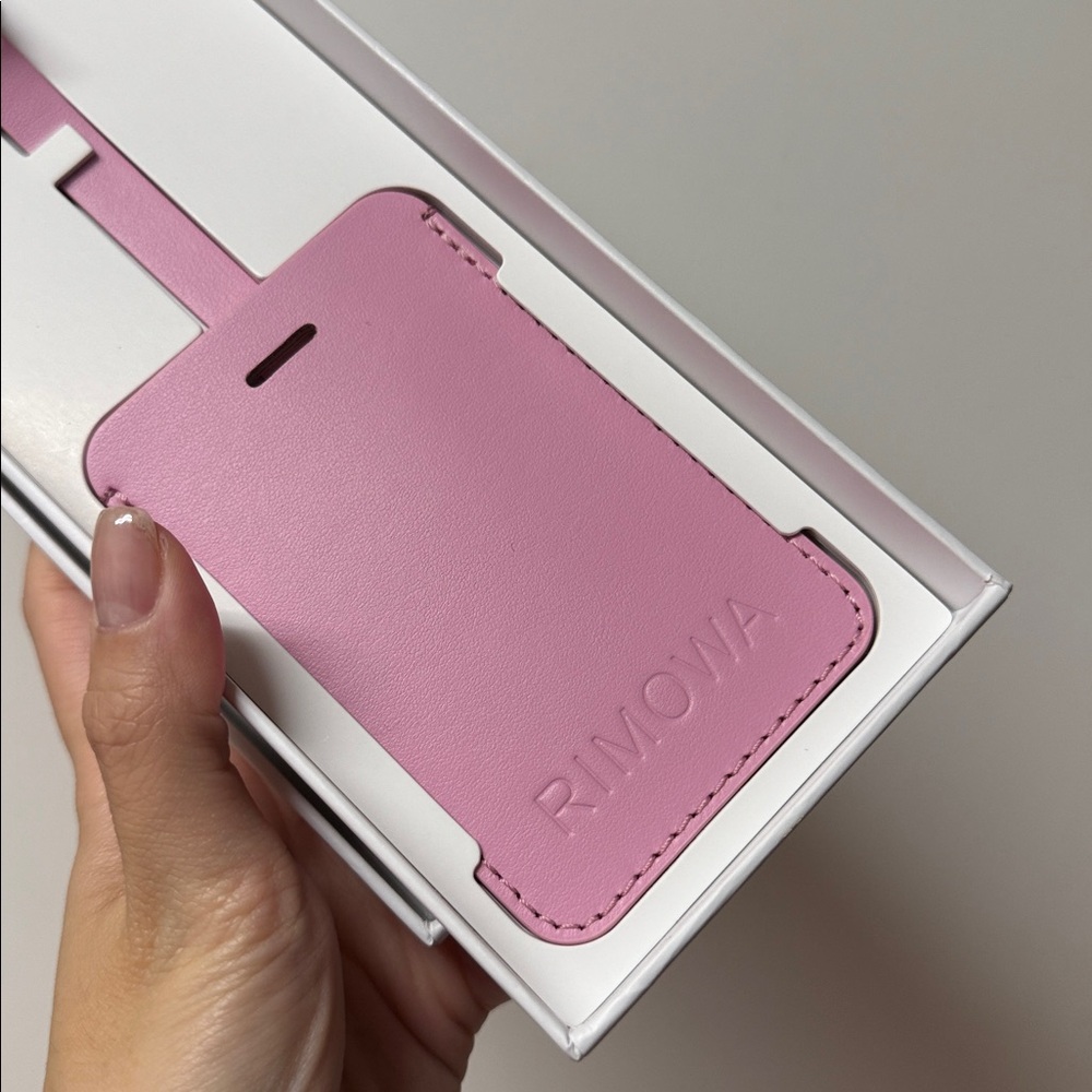 NIB Rimowa Address Tag Rose Pink - Picture 2 of 10